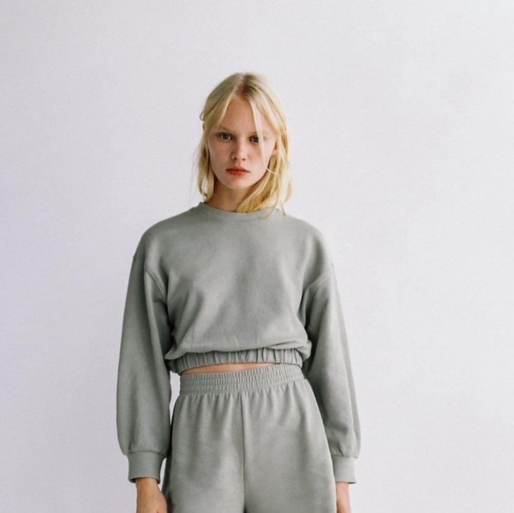 ZARA Crop Sweatshirt